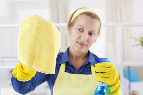 Raynes Park Carpet Cleaners professional team working on a living room carpet