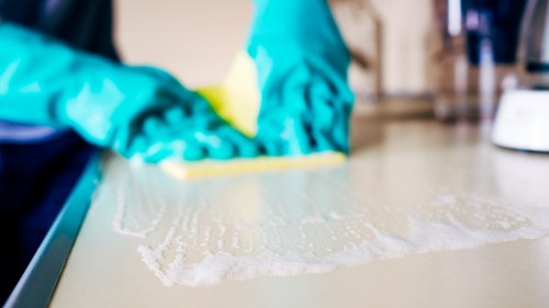Clean carpet drying after steam cleaning in Raynes Park