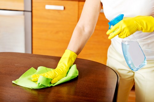 Close-up of carpet fibres being cleaned with a professional carpet treatment
